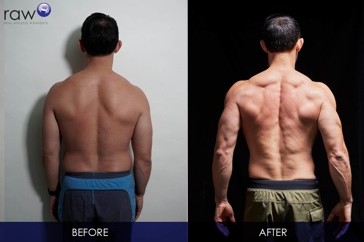 RAW Personal Training Gym Hong Kong - Mike Transformation Injury Recovery